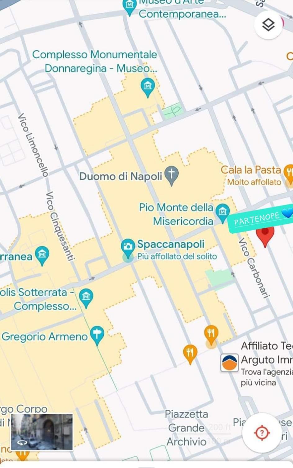Piccola Partenope Neapol Exteriér fotografie